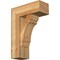 Ekena Millwork Olympic Block Rough Sawn Bracket w/ Offset Brace, Western Red Cedar, 8"W x 20"D x 28"H BKT0806X20X28OLY05RWR - alternate 1